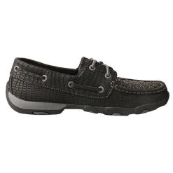 Twisted X Women's Black Grey Fish Short Moc -Twisted X WDM0088 RT 510x700 1