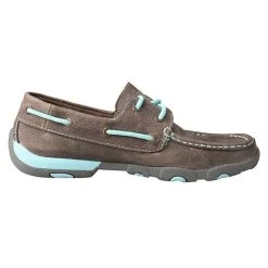 Twisted X Women's Grey And Light Blue Short Moc -Twisted X WDM0098 RT 510x700 1