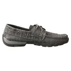 Twisted X Women's Distressed Charcoal Driving Moc -Twisted X WDM0102 RT 510x700 1