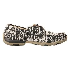 Twisted X Women's Black And White Aztec Mocc -Twisted X WDM0112 RT 510x700 510x700 1