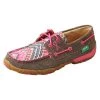 Twisted X Women's Pink Echo Driving Moc -Twisted X WDM0132