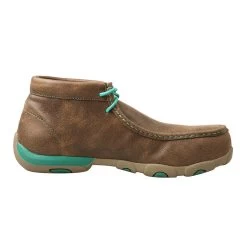 Twisted X Women's Teal/Bomber Alloy Toe Driving Moc -Twisted X WDMAL01.04