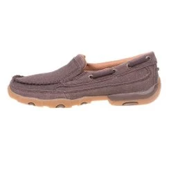 Twisted X Women's Chocolate Shimmer Drive Moc Slip On -Twisted X WDMS016 2