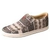Twisted X Women's Taupe And Black Aztec Slip-On -Twisted X WHYC022 01