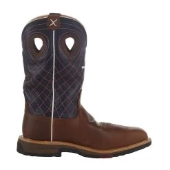 Twisted X Womens Brown 11in Navy Alloy Toe Work Boot -Twisted X WXBAW01 5