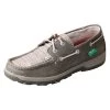 Twisted X Women's Grey Eco And Cell Stretch Moc