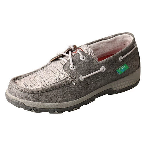 Twisted X Women's Grey Eco And Cell Stretch Moc 3 Twisted X Women's Grey Eco And Cell Stretch Moc
