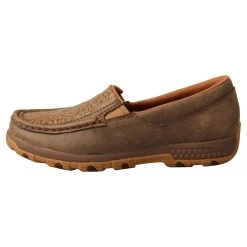 Twisted X Womens Bomber Tooled Slip On Driving Moc -Twisted X WXC0013 2