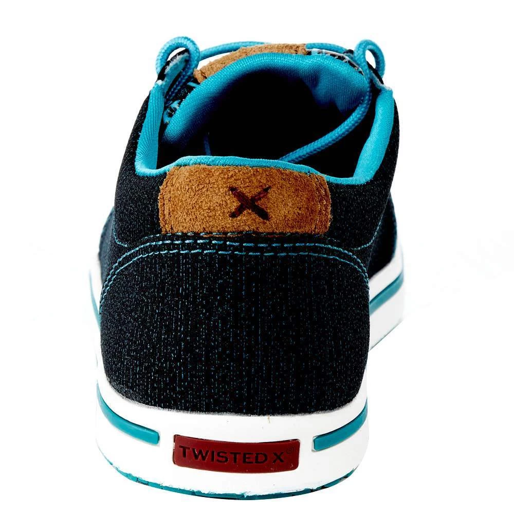 Twisted X Kids Blue Dura TWX Tooled Kicks Casual Shoe 6 Twisted X Kids Blue Dura TWX Tooled Kicks Casual Shoe - Image 4
