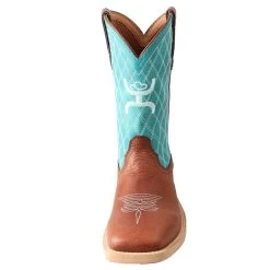 Twisted X Kids Brown/Turquoise Boot -Twisted X YHY0006.05