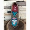 WE Exclusive~ Twisted X Women's Turquoise Serape Arrowhead Thunderbird Driving Moc -Twisted X image 6483441 6