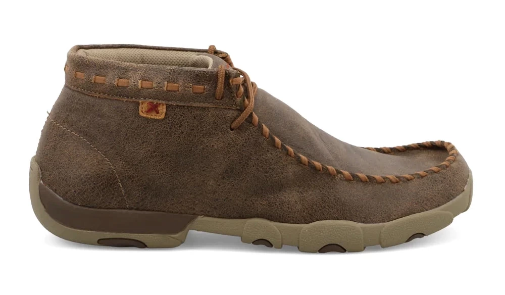 Twisted X Men's Chukka Driving Moc Taupe Twist 5 Twisted X Men's Chukka Driving Moc Taupe Twist - Image 3