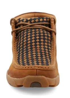 Twisted X Men's Saddle And Navy Weave Driving Moc -Twisted X media 1000x be367525 f37c 466b af34 a3bc502f3e98