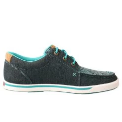 TWISTED X Women's Kicks Dark Teal/Teal Casual Shoe (WCA0031) 8 TWISTED X Women's Kicks Dark Teal/Teal Casual Shoe (WCA0031) -Twisted X media 05315.1615573362