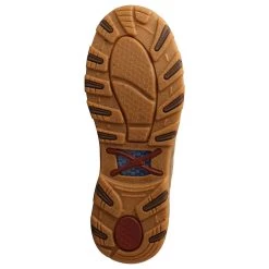 TWISTED X Women's Slip-On Bomber/Tooled Brown Driving Moc With CellStretch (WXC0013) -Twisted X media 23488.1615573491