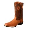 TWISTED X Women's 11in Ruff Stock Tan And Tooled Brown Boot (WRS0035) -Twisted X media 27025.1649939947