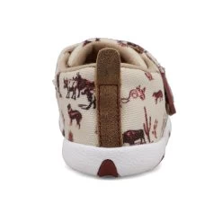 TWISTED X Infant Driving Moc Maroon/Ivory Casual Shoes (ICA0028) -Twisted X media 28931.1679727352