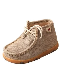 TWISTED X Infant Driving Dusty Tan Moccasins (ICA0005)