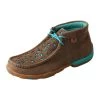 TWISTED X Chukka Driving Bomber/Turquoise Moccasins (WDM0126) -Twisted X media 31295.1579336321
