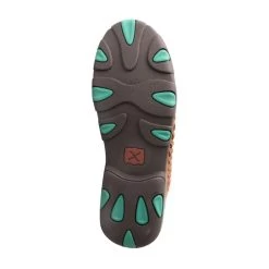 TWISTED X Womens Driving Brown/Turquoise Moccasins (WDM0093) 10 TWISTED X Womens Driving Brown/Turquoise Moccasins (WDM0093) -Twisted X media 38879.1579336446