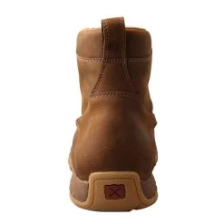 TWISTED X Men's 6in Driving Moc Hiker Distressed Saddle Boot With CellStretch (MXC0011) -Twisted X media 39142.1615573237