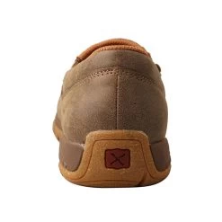 TWISTED X Women's Slip-On Bomber/Tooled Brown Driving Moc With CellStretch (WXC0013) -Twisted X media 41235.1615573490