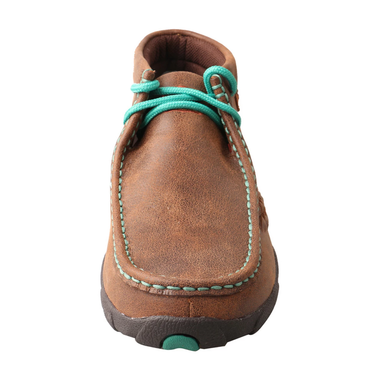 TWISTED X Womens Driving Brown/Turquoise Moccasins (WDM0093) 4 TWISTED X Womens Driving Brown/Turquoise Moccasins (WDM0093) - Image 2