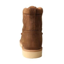 TWISTED X Men's Work WP 6in Alloy Toe Wedge Sole Distressed Saddle Boot (MCAAW01) -Twisted X media 43184.1618475705