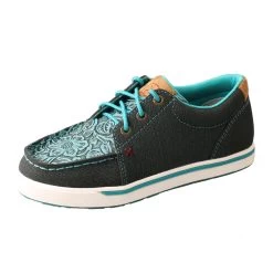 TWISTED X Kid's Kicks Dark Teal And Teal Casual Shoe (YCA0011)