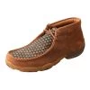 TWISTED X Mens Driving Oiled Saddle/Blue Moccasins (MDM0057) -Twisted X media 51439.1579335979