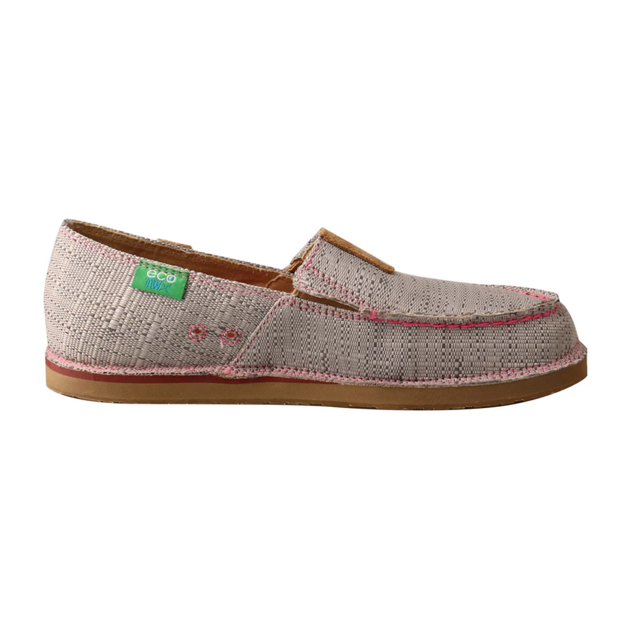 TWISTED X TETWP Slip-On Casual Loafer Light Grey/Pink Shoe (WCL0012) 5 TWISTED X TETWP Slip-On Casual Loafer Light Grey/Pink Shoe (WCL0012) - Image 3