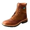 TWISTED X Men's 8in CellStretch Lacer Distressed Saddle And Cognac Boot (MXLW001) -Twisted X media 60364.1649939877