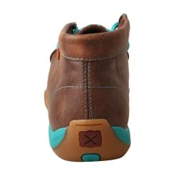 TWISTED X Womens Driving Brown/Turquoise Moccasins (WDM0072) -Twisted X media 60395.1606748404