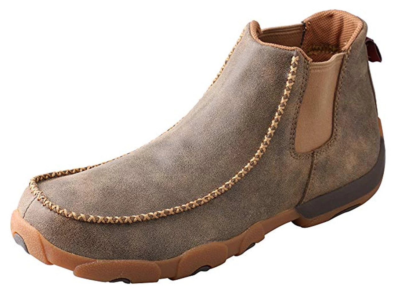 TWISTED X Mens Twin Gore Driving Bomber Moccasins (MDMG002) 3 TWISTED X Mens Twin Gore Driving Bomber Moccasins (MDMG002)