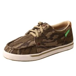 TWISTED X Kid's Kicks Mossy Oak Bottomland Camo Casual Shoe (YCA0009)