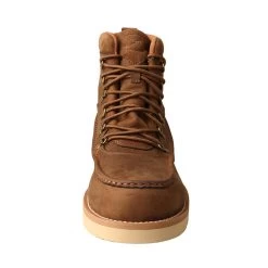 TWISTED X Men's Work WP 6in Alloy Toe Wedge Sole Distressed Saddle Boot (MCAAW01) -Twisted X media 66073.1618475704