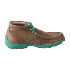 TWISTED X Kids Driving Bomber/Turquoise Moccasins (YDM0017) -Twisted X media 66971.1579336793