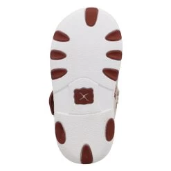 TWISTED X Infant Driving Moc Maroon/Ivory Casual Shoes (ICA0028) -Twisted X media 66985.1679727352