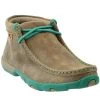 TWISTED X Womens Driving Bomber/Turquoise Moccasins (WDM0020) -Twisted X media 70964.1553220706
