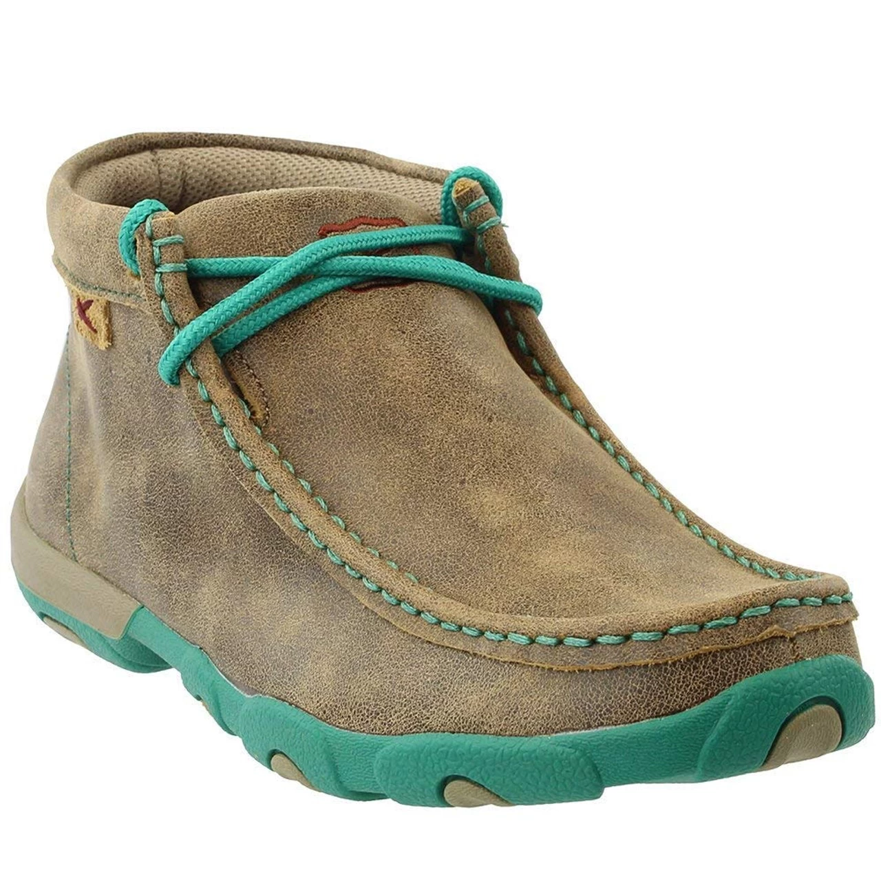 TWISTED X Womens Driving Bomber/Turquoise Moccasins (WDM0020) 3 TWISTED X Womens Driving Bomber/Turquoise Moccasins (WDM0020)