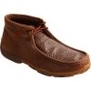 TWISTED X Womens Driving Brown/Brown Print Moccasins (WDM0079) -Twisted X media 71144.1554229755