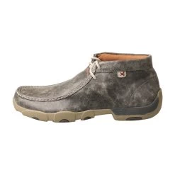 TWISTED X Mens Driving Grey Moccasins (MDM0072) 9 TWISTED X Mens Driving Grey Moccasins (MDM0072) -Twisted X media 81172.1579336600