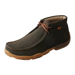 TWISTED X Driving Rubberized Brown Moccasins (MDM0080)