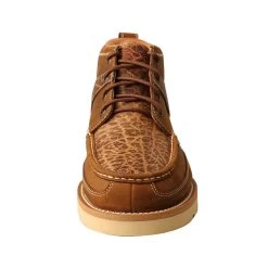TWISTED X Men's 4in Wedge Sole Distressed Saddle/Cognac Boot (MCA0043) -Twisted X media 95130.1618475649