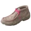 Twisted X Youth Pink Ribbon Driving Moc 2 Twisted X Youth Pink Ribbon Driving Moc -Twisted X ydm pink 1